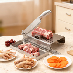Multifunctional stainless steel meat cutter, suitable for cutting herbs, beef and mutton rolls, and slicing wagyu beef.,HangYu Housewares ,Multifunctional stainless steel meat cutter, suitable for cutting herbs, beef and mutton rolls, and slicing wagyu beef.