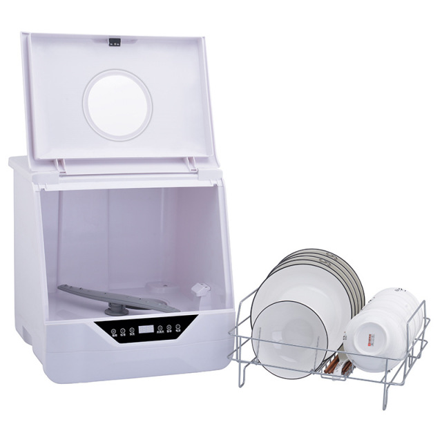 Desktop dishwasher - fully automatic, small-sized, smart, self-installing, independent drying and scrubbing machine for household use,HangYu Housewares ,Desktop dishwasher - fully automatic, small-sized, smart, self-installing, independent drying and scrubbing machine for household use