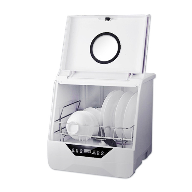 Desktop dishwasher - fully automatic, small-sized, smart, self-installing, independent drying and scrubbing machine for household use,HangYu Housewares ,Desktop dishwasher - fully automatic, small-sized, smart, self-installing, independent drying and scrubbing machine for household use
