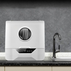 Desktop dishwasher - fully automatic, small-sized, smart, self-installing, independent drying and scrubbing machine for household use,HangYu Housewares ,Desktop dishwasher - fully automatic, small-sized, smart, self-installing, independent drying and scrubbing machine for household use