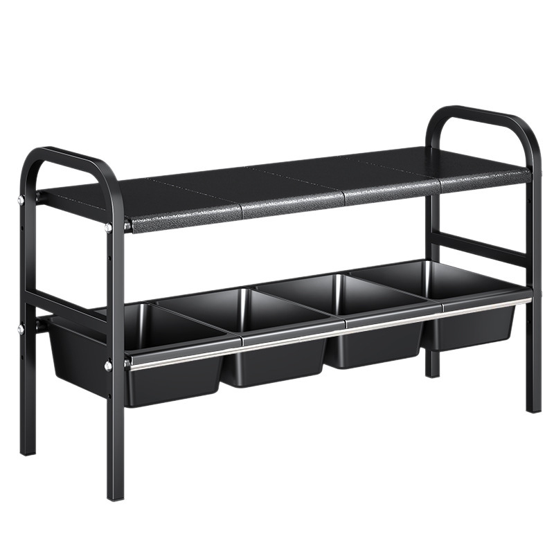 Under-sink kitchen storage shelf, cabinet with multi-level shelves, various multi-functional gadgets for pots and pans,HangYu Housewares ,Under-sink kitchen storage shelf, cabinet with multi-level shelves, various multi-functional gadgets for pots and pans