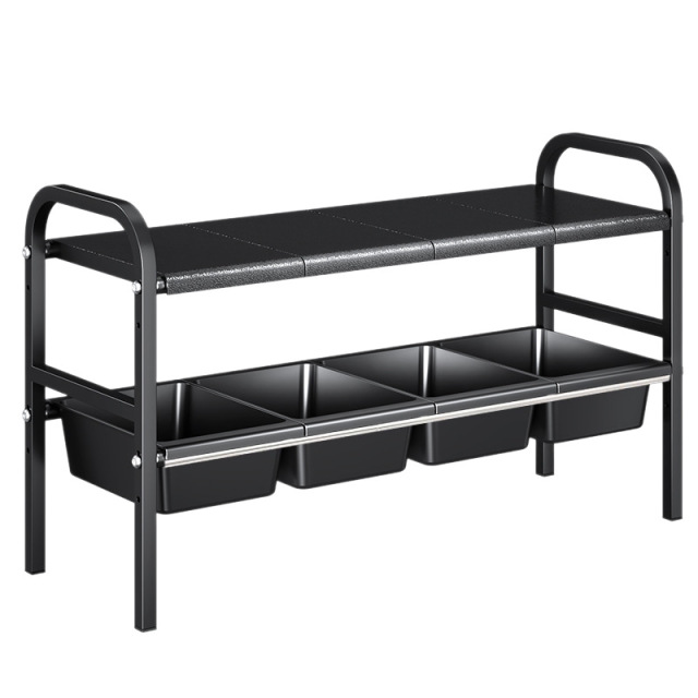 Under-sink kitchen storage shelf, cabinet with multi-level shelves, various multi-functional gadgets for pots and pans,HangYu Housewares ,Under-sink kitchen storage shelf, cabinet with multi-level shelves, various multi-functional gadgets for pots and pans