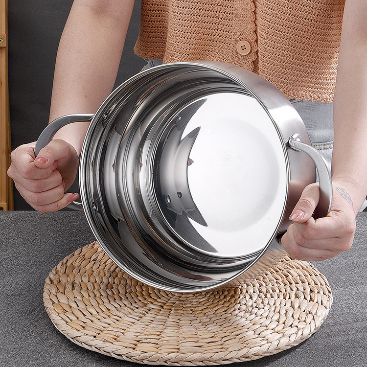 Stainless Steel Curved Soup Pot,HangYu Housewares ,Stainless Steel Curved Soup Pot