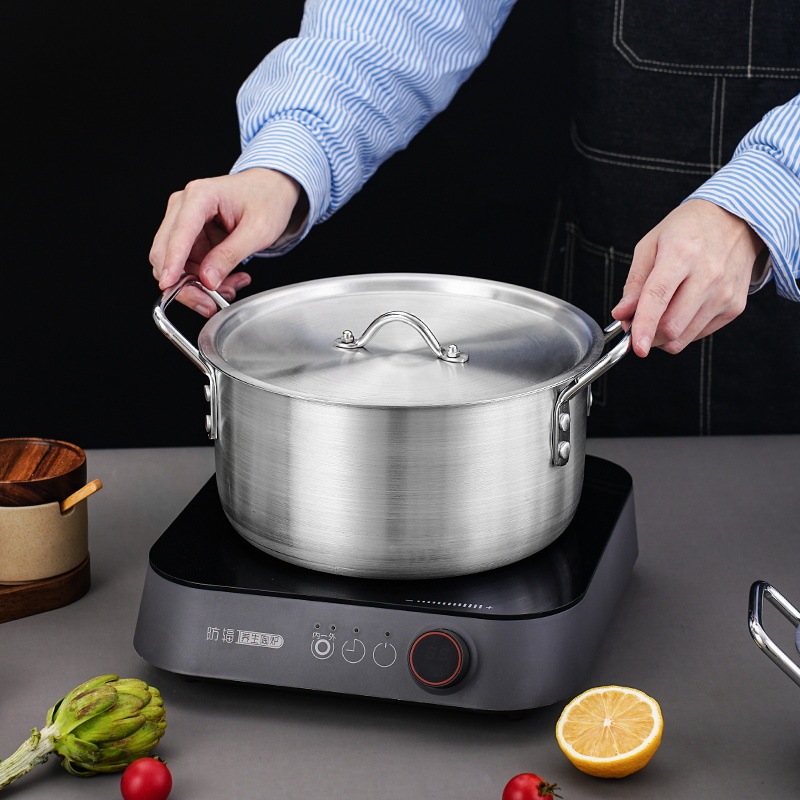 Aluminum pot 7-piece set - aluminum coated sand finish,HangYu Housewares ,Aluminum pot 7-piece set - aluminum coated sand finish
