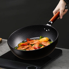 Stir-fry pan, iron pan, flat-bottom pan, non-stick pan, steak frying pan,HangYu Housewares ,Stir-fry pan, iron pan, flat-bottom pan, non-stick pan, steak frying pan
