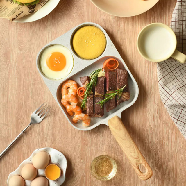 Aluminum alloy multi-functional frying pan non-stick pan flat-bottom pan,HangYu Housewares ,Aluminum alloy multi-functional frying pan non-stick pan flat-bottom pan