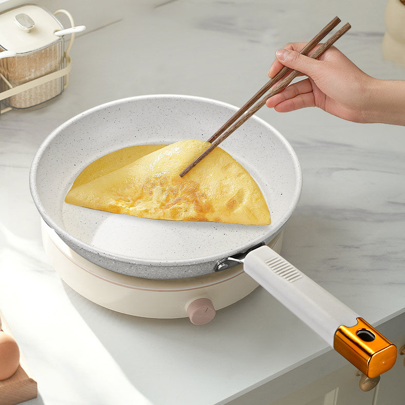 Mafenshi non-stick pan for household use with less smoke. Steak frying pan, pancake pan, egg frying pan, non-stick flat pan.,HangYu Housewares ,Mafenshi non-stick pan for household use with less smoke. Steak frying pan, pancake pan, egg frying pan, non-stick flat pan.