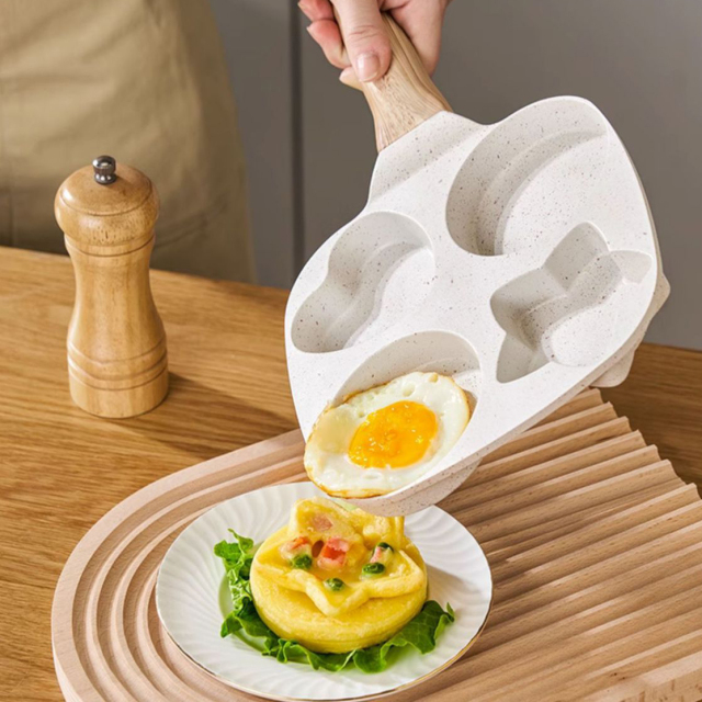 Aluminum alloy sun and moon star fried egg hamburger pan non-stick pan breakfast pan,HangYu Housewares ,Aluminum alloy sun and moon star fried egg hamburger pan non-stick pan breakfast pan