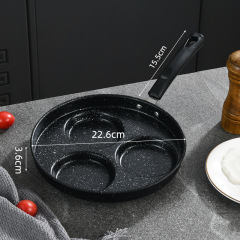 Fried egg pan, breakfast non-stick pan, multi-hole mold, flat-bottomed frying pan,HangYu Housewares ,Fried egg pan, breakfast non-stick pan, multi-hole mold, flat-bottomed frying pan