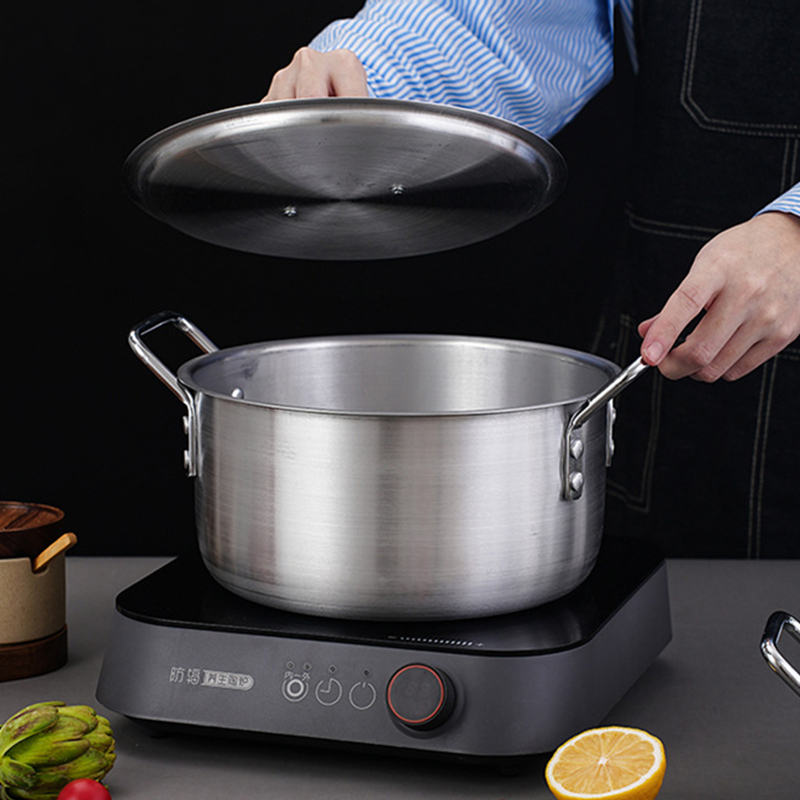 Aluminum pot 7-piece set - aluminum coated sand finish,HangYu Housewares ,Aluminum pot 7-piece set - aluminum coated sand finish