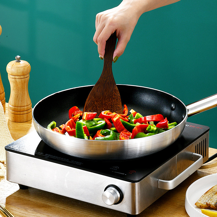 Stainless steel frying pan, flat-bottomed pan, non-stick pan,HangYu Housewares ,Stainless steel frying pan, flat-bottomed pan, non-stick pan