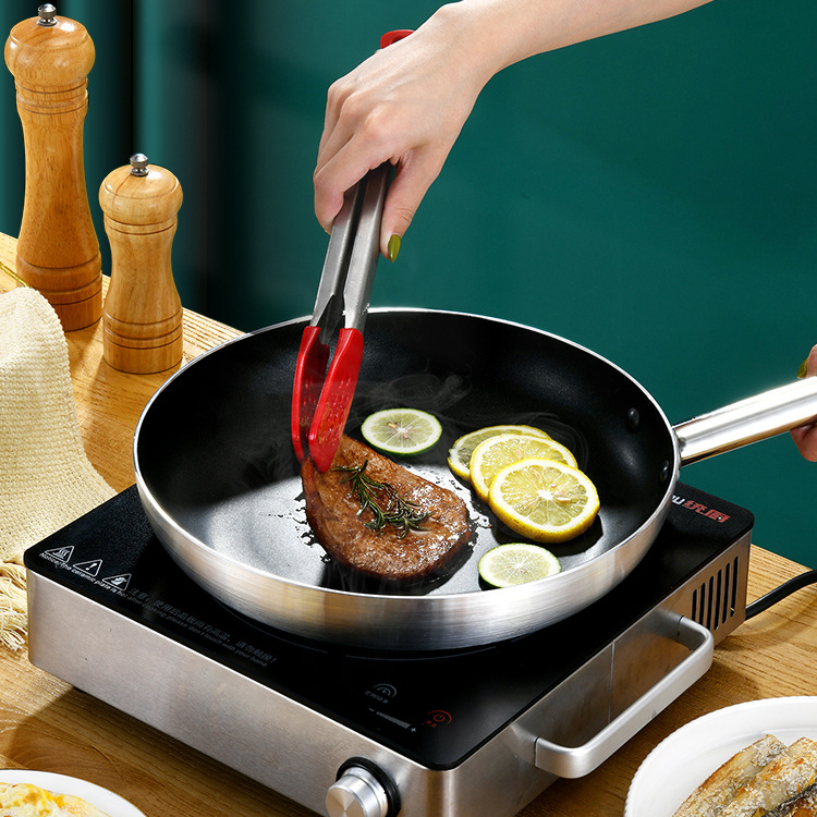 Stainless steel frying pan, flat-bottomed pan, non-stick pan,HangYu Housewares ,Stainless steel frying pan, flat-bottomed pan, non-stick pan