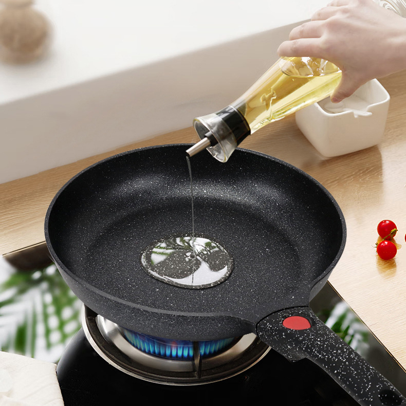 Aluminum alloy flat-bottomed pan non-stick pan handle detachable steak frying pan household macaroni stone cooking pot,HangYu Housewares ,Aluminum alloy flat-bottomed pan non-stick pan handle detachable steak frying pan household macaroni stone cooking pot