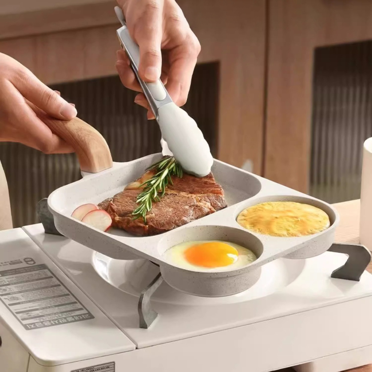 Aluminum alloy multi-functional frying pan non-stick pan flat-bottom pan,HangYu Housewares ,Aluminum alloy multi-functional frying pan non-stick pan flat-bottom pan