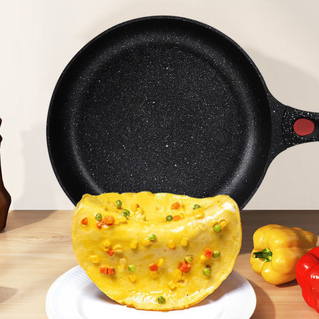 Aluminum alloy flat-bottomed pan non-stick pan handle detachable steak frying pan household macaroni stone cooking pot,HangYu Housewares ,Aluminum alloy flat-bottomed pan non-stick pan handle detachable steak frying pan household macaroni stone cooking pot