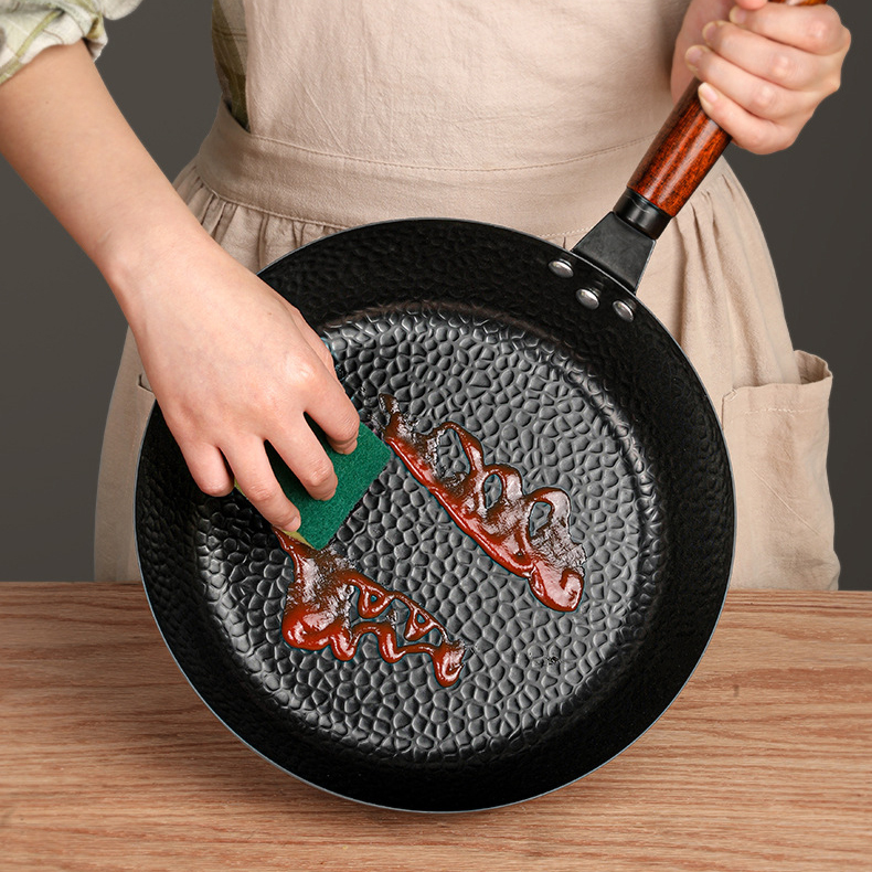 Stir-fry pan, iron pan, flat-bottom pan, non-stick pan, steak frying pan,HangYu Housewares ,Stir-fry pan, iron pan, flat-bottom pan, non-stick pan, steak frying pan
