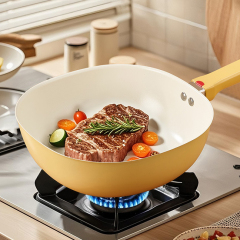 Non-stick pans, frying pans, ceramic inner-bottom cooking pots, flat-bottom pans, non-stick pans, induction cookers, gas stoves, universal use,HangYu Housewares ,Non-stick pans, frying pans, ceramic inner-bottom cooking pots, flat-bottom pans, non-stick pans, induction cookers, gas stoves, universal use