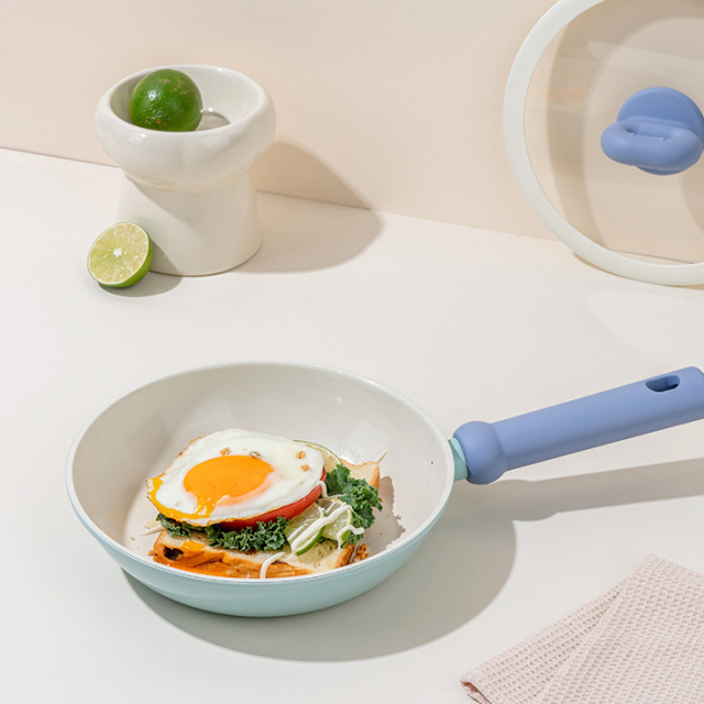 Ceramic flat-bottomed frying pan, steak pan, non-stick pan,HangYu Housewares ,Ceramic flat-bottomed frying pan, steak pan, non-stick pan