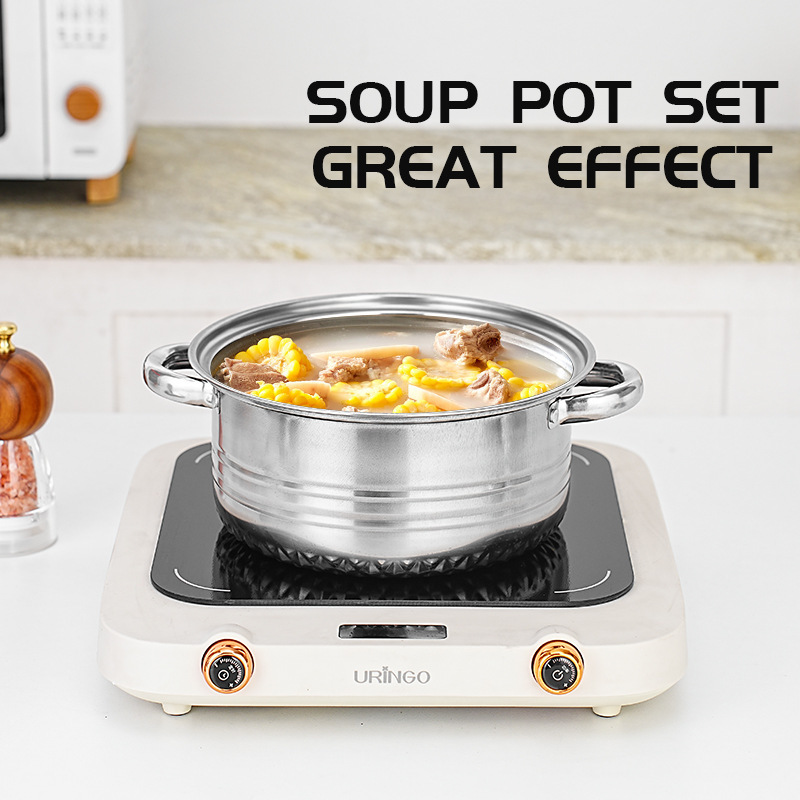 Stainless steel cookware set - Diamond soup pot set,HangYu Housewares ,Stainless steel cookware set - Diamond soup pot set