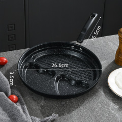 Fried egg pan, breakfast non-stick pan, multi-hole mold, flat-bottomed frying pan,HangYu Housewares ,Fried egg pan, breakfast non-stick pan, multi-hole mold, flat-bottomed frying pan