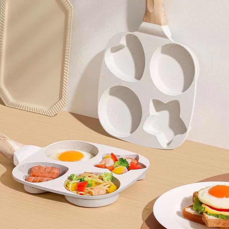 Aluminum alloy sun and moon star fried egg hamburger pan non-stick pan breakfast pan,HangYu Housewares ,Aluminum alloy sun and moon star fried egg hamburger pan non-stick pan breakfast pan