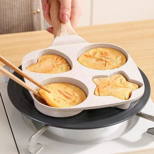 Aluminum alloy sun and moon star fried egg hamburger pan non-stick pan breakfast pan,HangYu Housewares ,Aluminum alloy sun and moon star fried egg hamburger pan non-stick pan breakfast pan