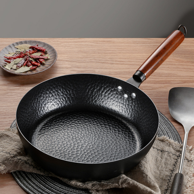 Stir-fry pan, iron pan, flat-bottom pan, non-stick pan, steak frying pan,HangYu Housewares ,Stir-fry pan, iron pan, flat-bottom pan, non-stick pan, steak frying pan