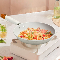 Mafenshi non-stick pan for household use with less smoke. Steak frying pan, pancake pan, egg frying pan, non-stick flat pan.,HangYu Housewares ,Mafenshi non-stick pan for household use with less smoke. Steak frying pan, pancake pan, egg frying pan, non-stick flat pan.