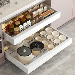 Kitchen retractable storage rack, pull-out baskets, seasoning cabinet, storage gadget, storage rack,HangYu Housewares ,Kitchen retractable storage rack, pull-out baskets, seasoning cabinet, storage gadget, storage rack