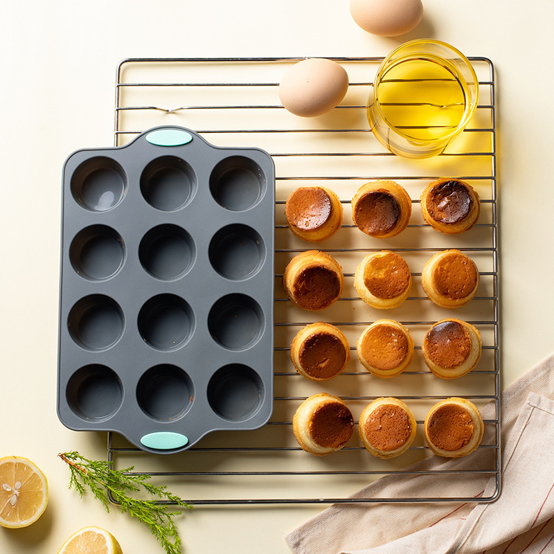 Silicone muffin cake mold - Round cake mold that doesn't stick to the cake baking pan,HangYu Housewares ,Silicone muffin cake mold - Round cake mold that doesn't stick to the cake baking pan