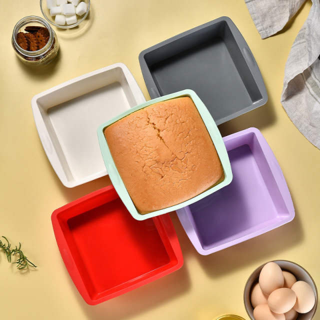 Silicone cake mold - suitable for home baking, circular chiffon cake mold, rectangular bread and toast mold,HangYu Housewares ,Silicone cake mold - suitable for home baking, circular chiffon cake mold, rectangular bread and toast mold