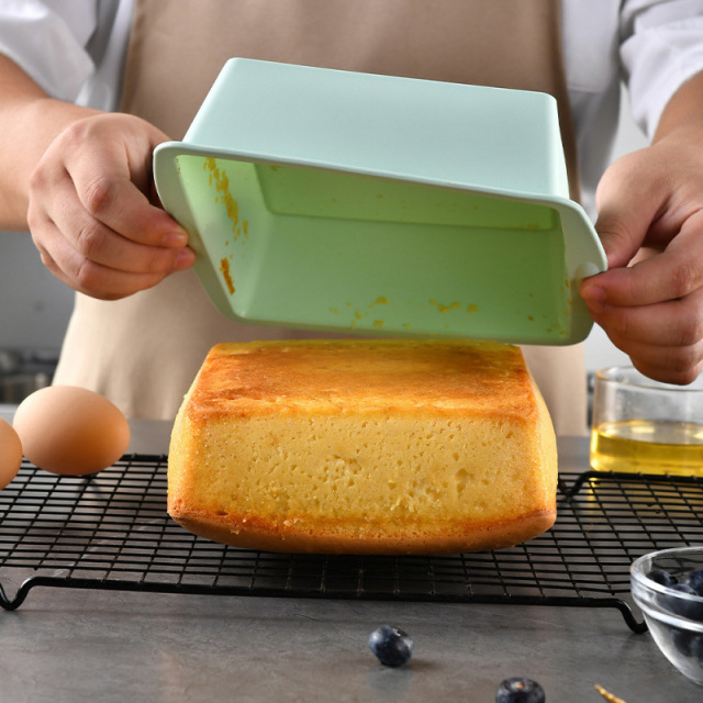 Silicone cake mold - suitable for home baking, circular chiffon cake mold, rectangular bread and toast mold,HangYu Housewares ,Silicone cake mold - suitable for home baking, circular chiffon cake mold, rectangular bread and toast mold