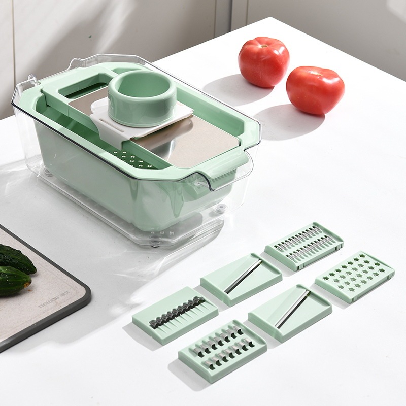 Multifunctional Stainless Steel Vegetable Chopper with Large Capacity Drain Basket, Ideal for Home Use – Potato Shredder, Radish Shredder, and Ultimate Vegetable Slicer,HangYu Housewares ,Multifunctional Stainless Steel Vegetable Chopper with Large Capacity Drain Basket, Ideal for Home Use – Potato Shredder, Radish Shredder, and Ultimate Vegetable Slicer