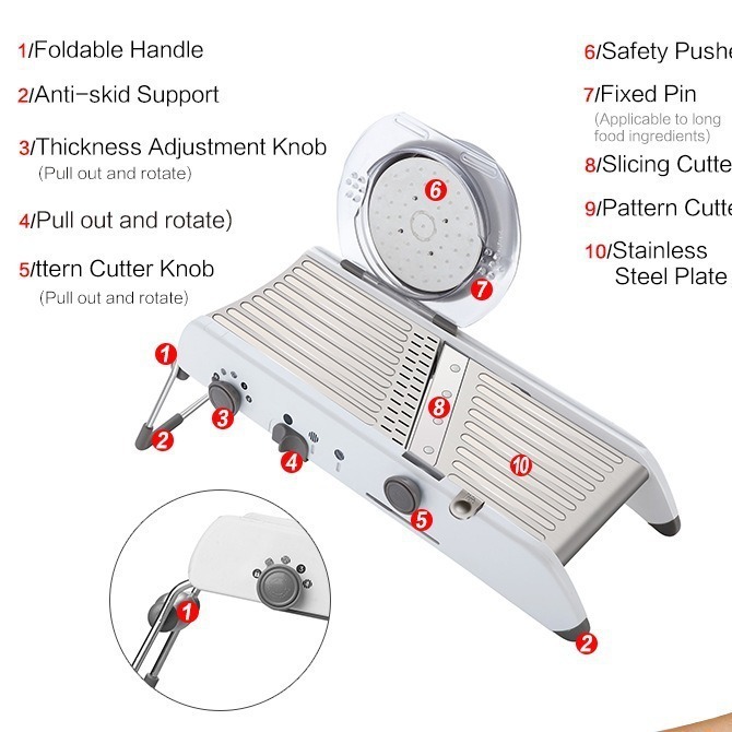 Premium stainless steel multi-functional grater, potato shredder, kitchen all-in-one slicer and grater,HangYu Housewares ,Premium stainless steel multi-functional grater, potato shredder, kitchen all-in-one slicer and grater