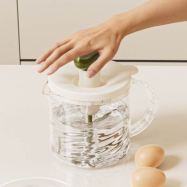 Press-type filter egg beater with measuring stirrer, a multifunctional egg cup tool,HangYu Housewares ,Press-type filter egg beater with measuring stirrer, a multifunctional egg cup tool