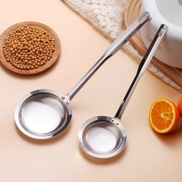Stainless steel encrypted filter spoon for removing foam,HangYu Housewares ,Stainless steel encrypted filter spoon for removing foam