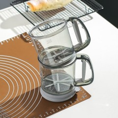 Semi-automatic flour sifter - handheld flour sieve with powder-dispensing mesh sieve,HangYu Housewares ,Semi-automatic flour sifter - handheld flour sieve with powder-dispensing mesh sieve