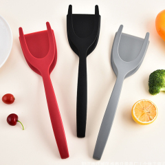 Multi-functional nylon frying spatula - combines food holder and food clamp in one. Suitable for frying fish, clamping steaks, holding bread, and outdoor barbecue meat,HangYu Housewares ,Multi-functional nylon frying spatula - combines food holder and food clamp in one. Suitable for frying fish, clamping steaks, holding bread, and outdoor barbecue meat
