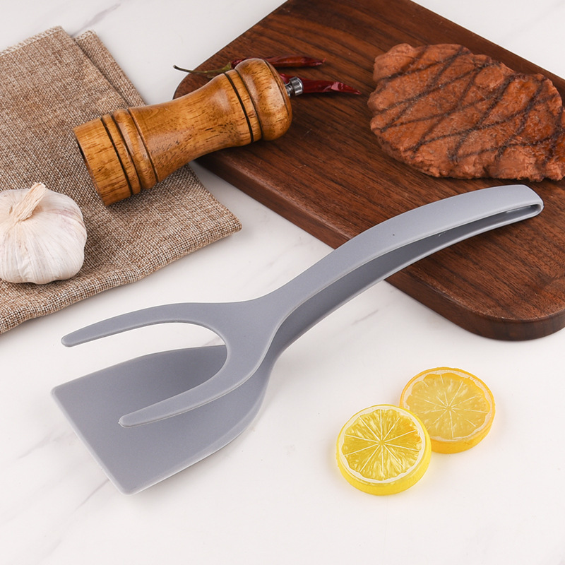 Multi-functional nylon frying spatula - combines food holder and food clamp in one. Suitable for frying fish, clamping steaks, holding bread, and outdoor barbecue meat,HangYu Housewares ,Multi-functional nylon frying spatula - combines food holder and food clamp in one. Suitable for frying fish, clamping steaks, holding bread, and outdoor barbecue meat