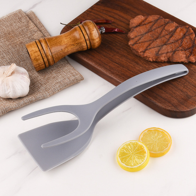 Multi-functional nylon frying spatula - combines food holder and food clamp in one. Suitable for frying fish, clamping steaks, holding bread, and outdoor barbecue meat,HangYu Housewares ,Multi-functional nylon frying spatula - combines food holder and food clamp in one. Suitable for frying fish, clamping steaks, holding bread, and outdoor barbecue meat