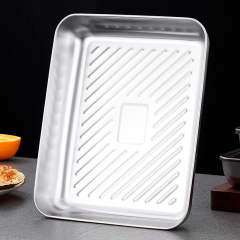 Stainless steel lid-covered versatile square plate,HangYu Housewares ,Stainless steel lid-covered versatile square plate