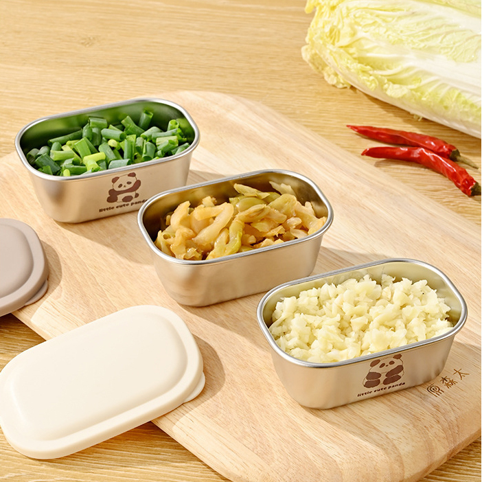 Stainless steel dipping dish with lid,HangYu Housewares ,Stainless steel dipping dish with lid