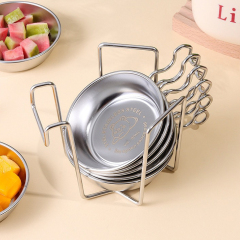Stainless steel sauce dish with stand,HangYu Housewares ,Stainless steel sauce dish with stand
