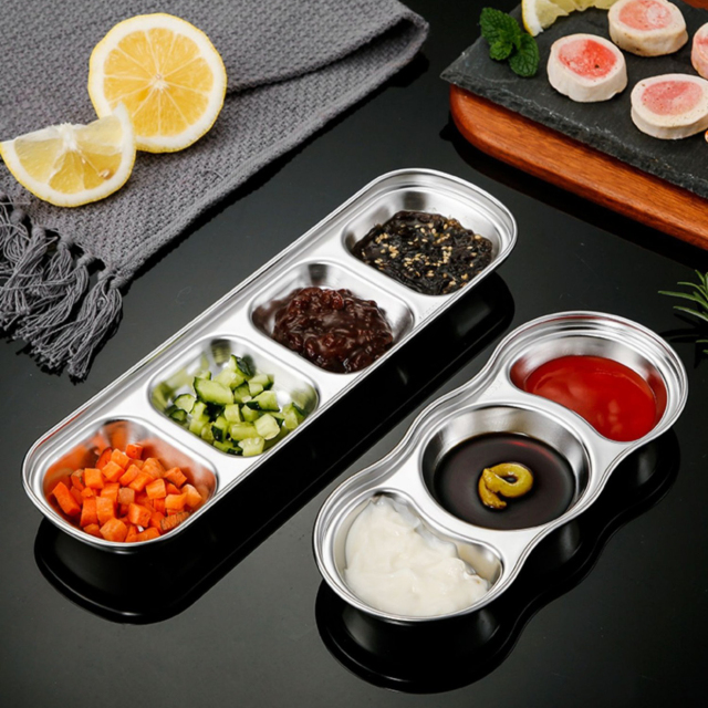 Stainless steel seasoning plate, dipping dish, various sizes,HangYu Housewares ,Stainless steel seasoning plate, dipping dish, various sizes