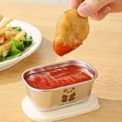 Stainless steel dipping dish with lid,HangYu Housewares ,Stainless steel dipping dish with lid