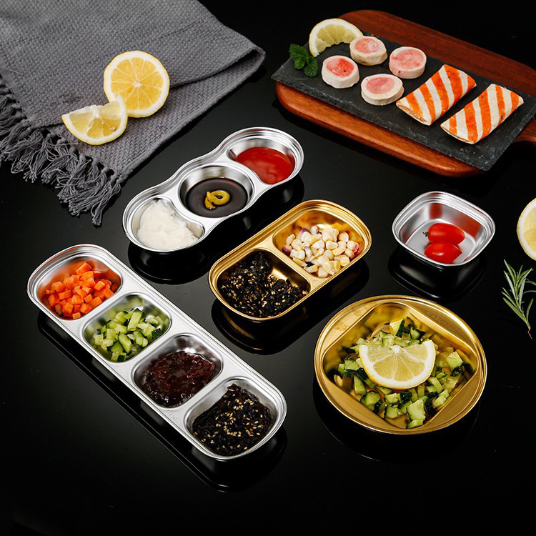 Stainless steel seasoning plate, dipping dish, various sizes,HangYu Housewares ,Stainless steel seasoning plate, dipping dish, various sizes