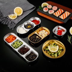 Stainless steel seasoning plate, dipping dish, various sizes,HangYu Housewares ,Stainless steel seasoning plate, dipping dish, various sizes