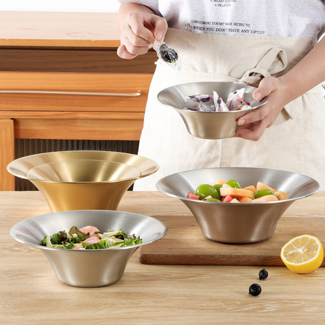Stainless steel salad bowl,HangYu Housewares ,Stainless steel salad bowl
