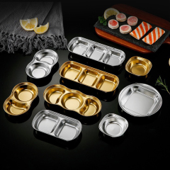 Stainless steel seasoning plate, dipping dish, various sizes,HangYu Housewares ,Stainless steel seasoning plate, dipping dish, various sizes
