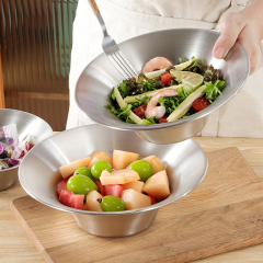Stainless steel salad bowl,HangYu Housewares ,Stainless steel salad bowl